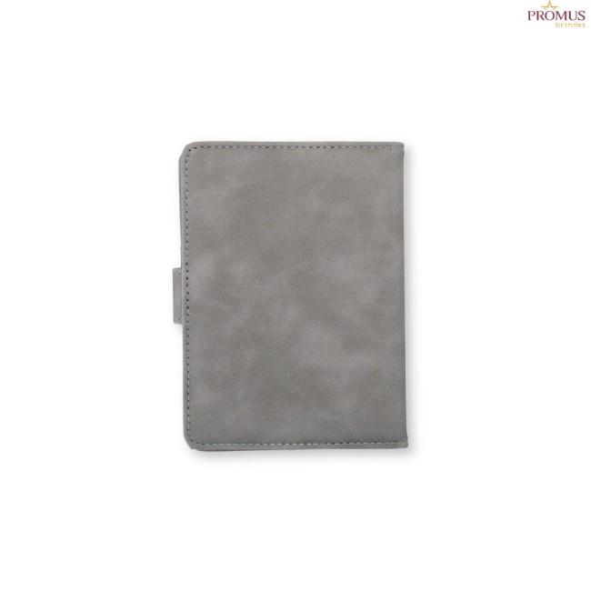 Porta passaporte em couro sintético Personalizado - H3505