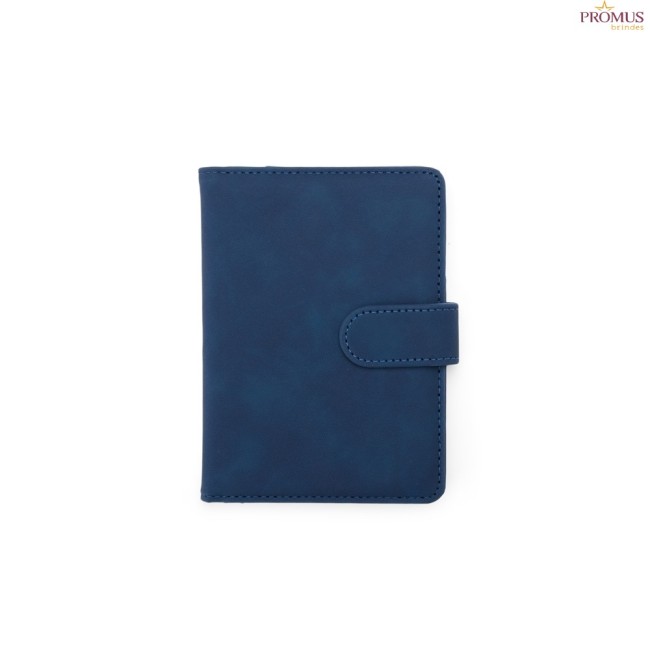 Porta passaporte em couro sintético Personalizado - H3505