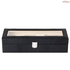 Porta-Relógios com 6 Divisórias Personalizado - H3402