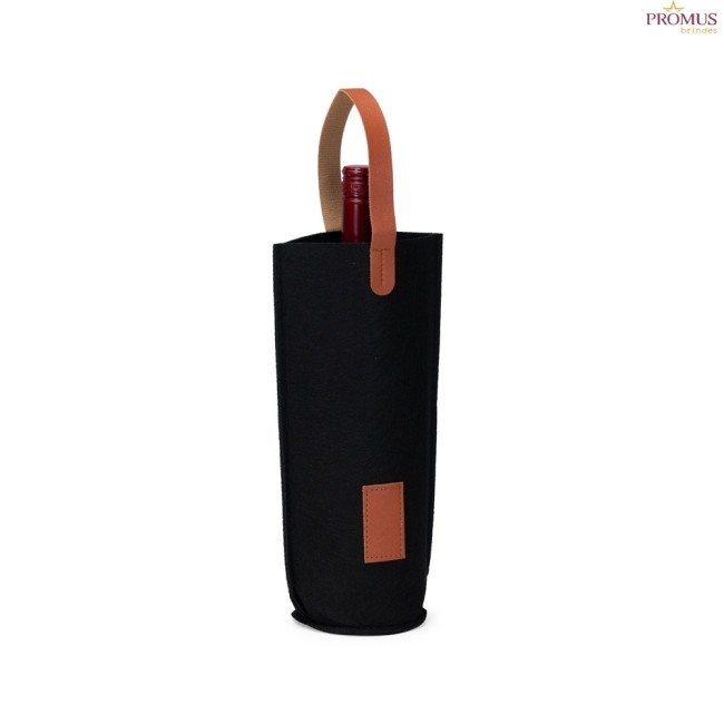 Porta Vinho Feltro Personalizado - H3824