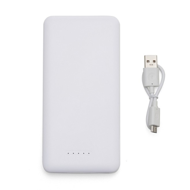 Power Bank 10.000mAh com Carregamento via Indução ou via Cabo Para Brinde Personalizado H2161