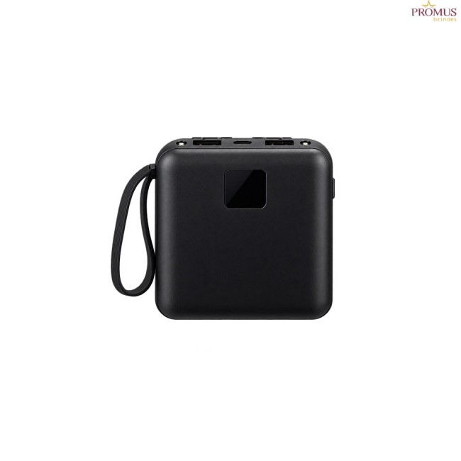 Power Bank 10.000mAh com Lanterna e Multissaídas Personalizado - H3926