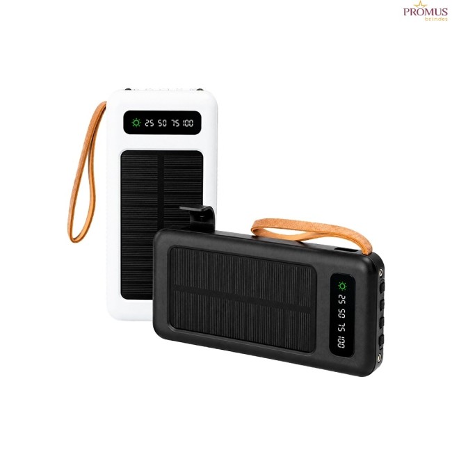 Power Bank 10.000mAh com Lanterna e Multissaídas Personalizado - H3971