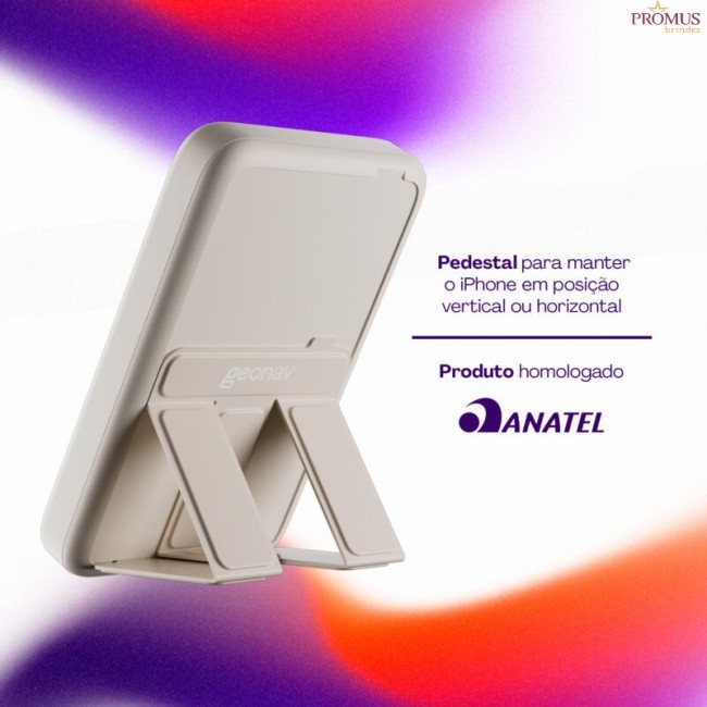 Power Bank por Indução 10.000mAh Personalizado - H3525