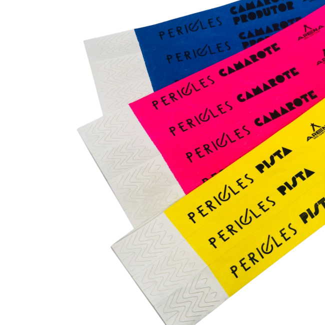 Pulseira Tyvek Personalizada H2743