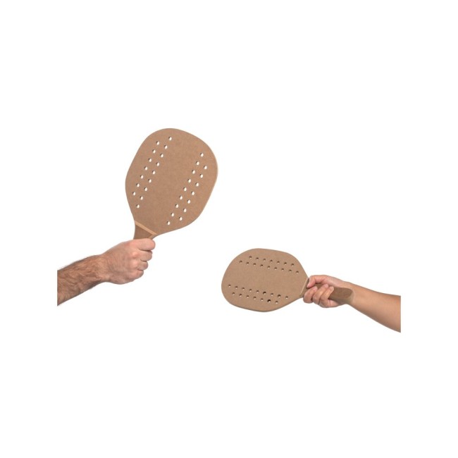 Raquete de praia em MDF com bola inclusa para Brindes Personalizados H980144