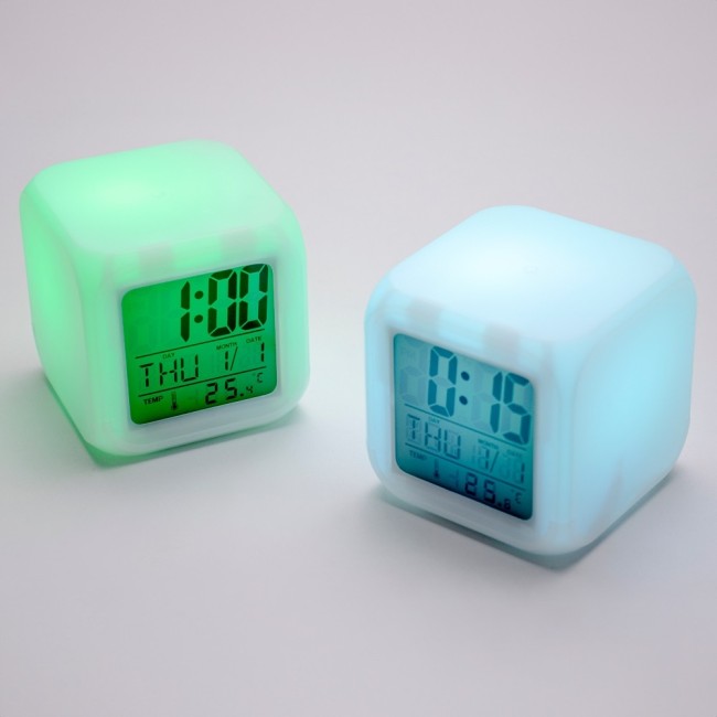 Relógio Digital LED com Despertador Personalizado H2751