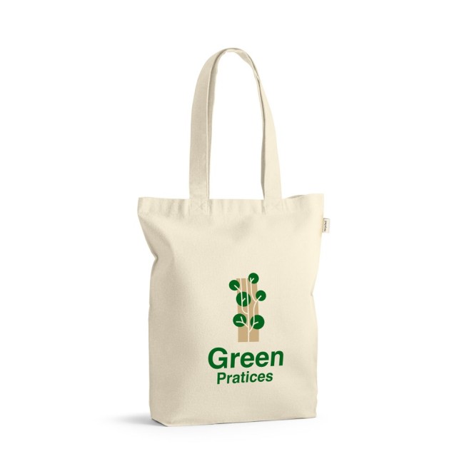 Sacola 100% algodão reciclado Personalizada H920372