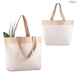 Sacola em Algodão e Juta 220g/m² Personalizada H3193