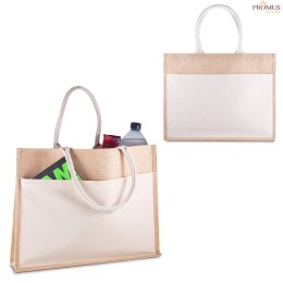 Sacola em algodão e Juta 220g/m² Personalizada H3194