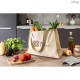 Sacola Ecobag em Canvas e Juta Laminada Natural Personalizada H920538