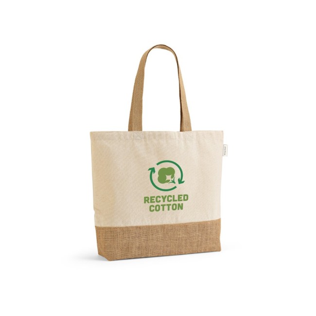 Sacola em 70% Algodão reciclado e 30% poliéster reciclado H920343