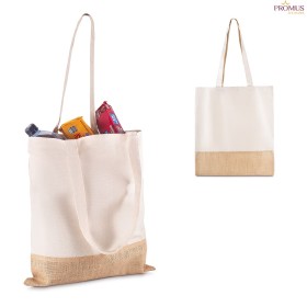 Sacola em algodão e Juta 220g/m² Personalizada H3197