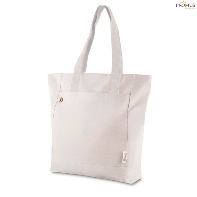 Sacola em algodão Reciclado 280g/m² Personalizada - H3478