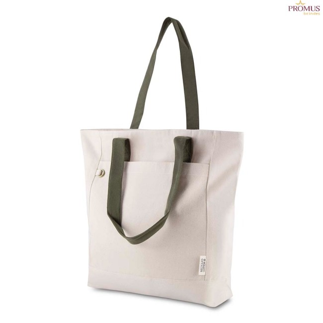 Sacola em algodão Reciclado 280g/m² Personalizada - H3478