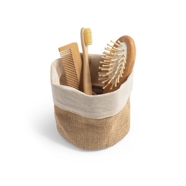 Sacola em Juta e algodão (260g/m²) H940874