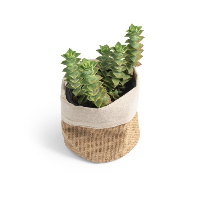 Sacola em Juta e algodão (260g/m²) H940874