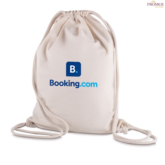 Sacola Mochila em algodão Personalizada H3188
