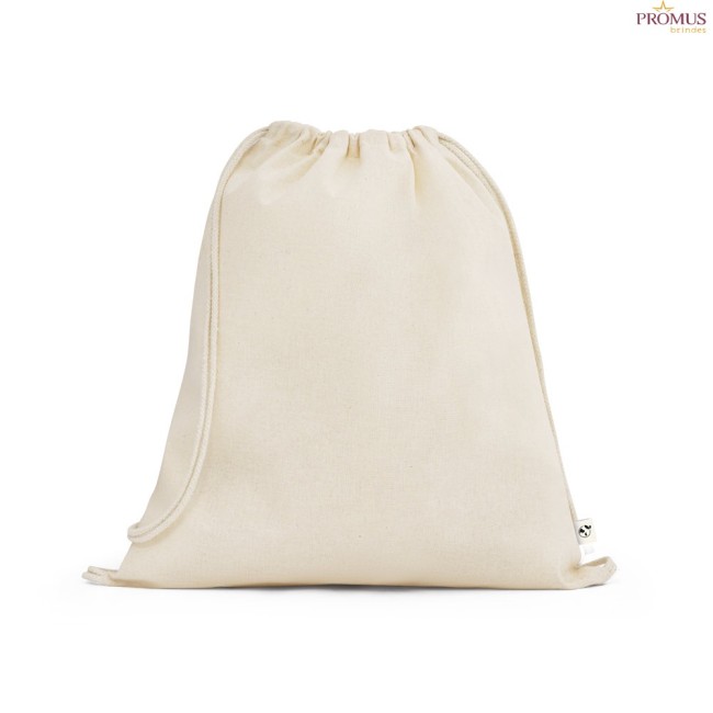 Sacola tipo Mochila 100% Algodão Personalizada H920527