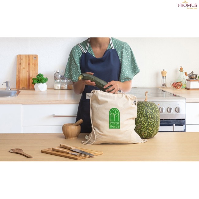 Sacola tipo Mochila 100% Algodão Personalizada H920527