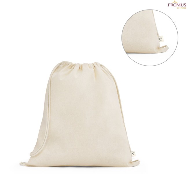 Sacola tipo Mochila 100% Algodão Personalizada H920527