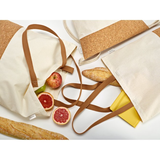 Sacola Tipo Mochila 70% algodão reciclado e 30% poliéster reciclado H920340