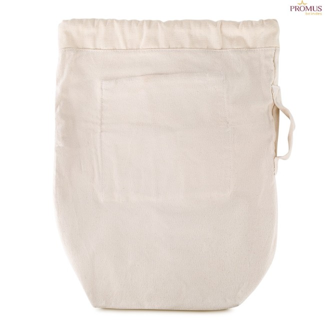 Sacola Tipo Mochila em Algodão 450g/m² Personalizada - H3226