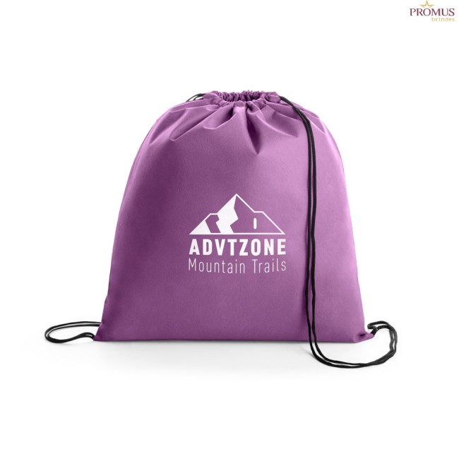 Sacola Tipo Mochila em Non-Woven 80 g/m² Personalizada H920904