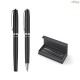 Set Premium de Canetas Esferográfica e Roller em Cobre e Inox Personalizado H910992