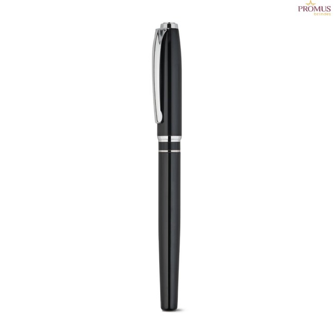 Set Premium de Canetas Esferográfica e Roller em Cobre e Inox Personalizado H910992
