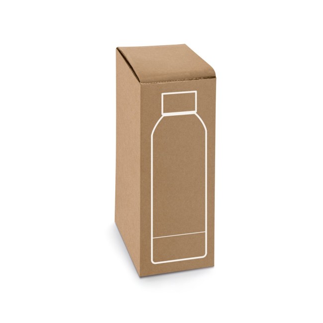 Squeeze em Aço Inox com Acabamento em Mate Metálico 550mL Personalizado H940288