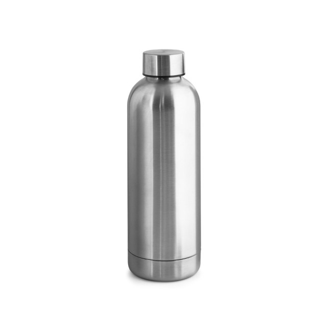 Squeeze em Aço Inox com Acabamento em Mate Metálico 550mL Personalizado H940288
