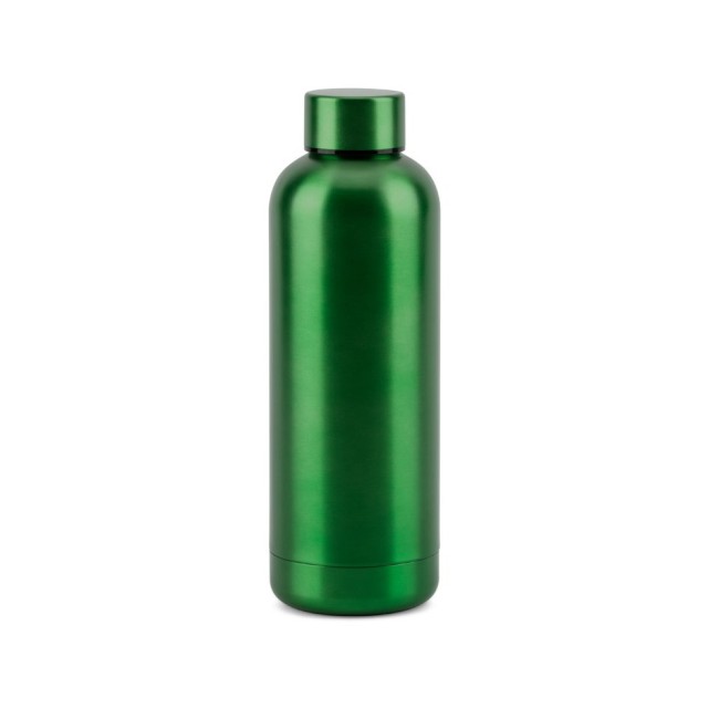 Squeeze em Aço Inox com Acabamento em Mate Metálico 550mL Personalizado H940288