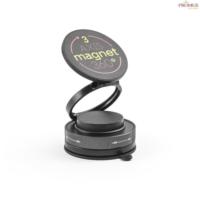 Suporte Magnético para Celular com Fixação a Vácuo e Rotação 360º H970218