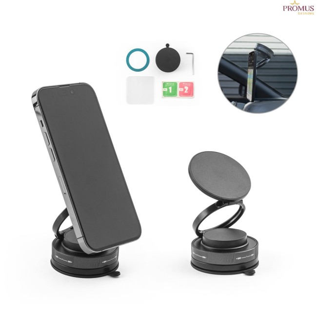 Suporte Magnético para Celular com Fixação a Vácuo e Rotação 360º H970218