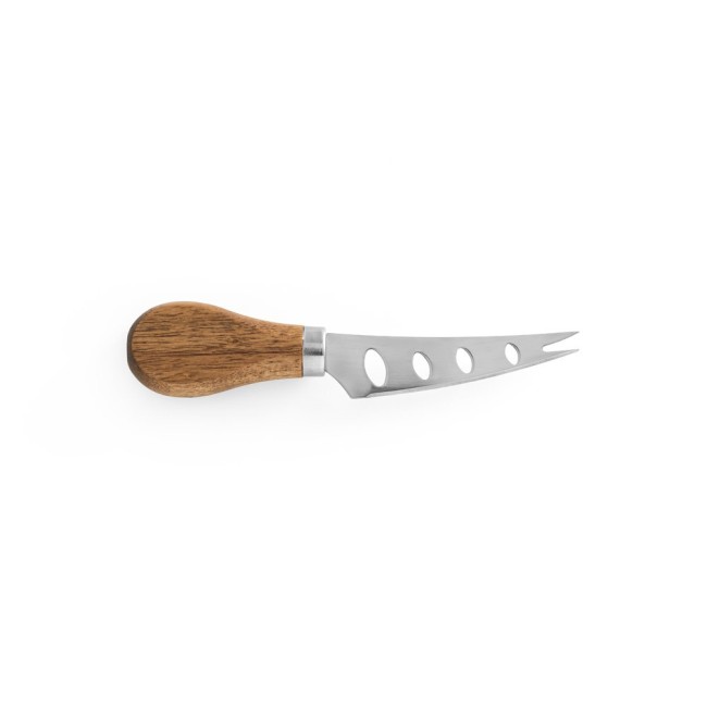 Tábua de Queijos em Madeira de Acácia com 2 Utensílios em Madeira de Acácia e Aço Inox Personalizada H540293