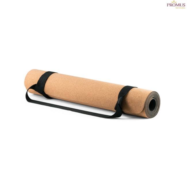Tapete de Exercício para Yoga em Cortiça Natural e TPE Personalizado H980138