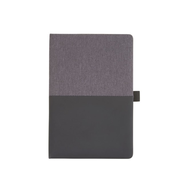 Caderno de anotações com suporte para caneta Personalizado para Brindes H1692