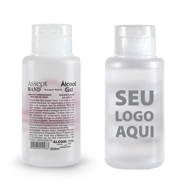 Álcool Gel 70% antisséptico 60ml H940892