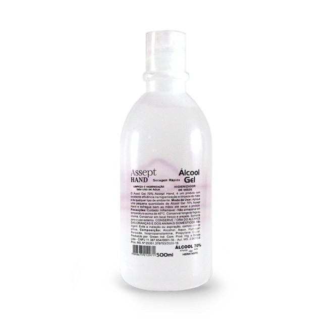 Álcool Gel 70% antisséptico 500ml H940894