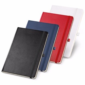 Caderno em Couro Sintético Personalizado para Brindes H93726