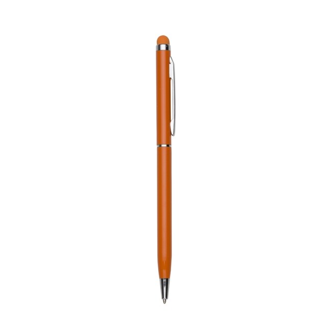 Caneta metal fina com ponteira touch Personalizada para Brindes H1658