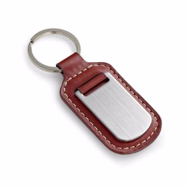 Chaveiro em Couro Sintético e Metal Personalizado H93172