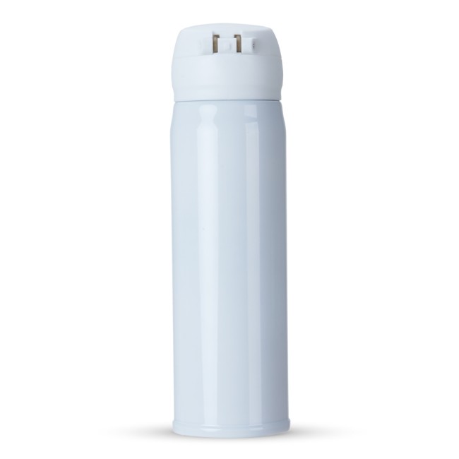 Garrafa térmica de 400 ml de metal colorida Personalizada H1722