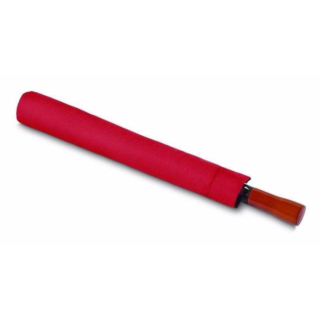 Guarda Chuva com cabo de madeira Personalizada para Brindes H1269