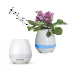 Caixa de Som Vaso com Bluetooth e sensor de toque Personalizado H1342