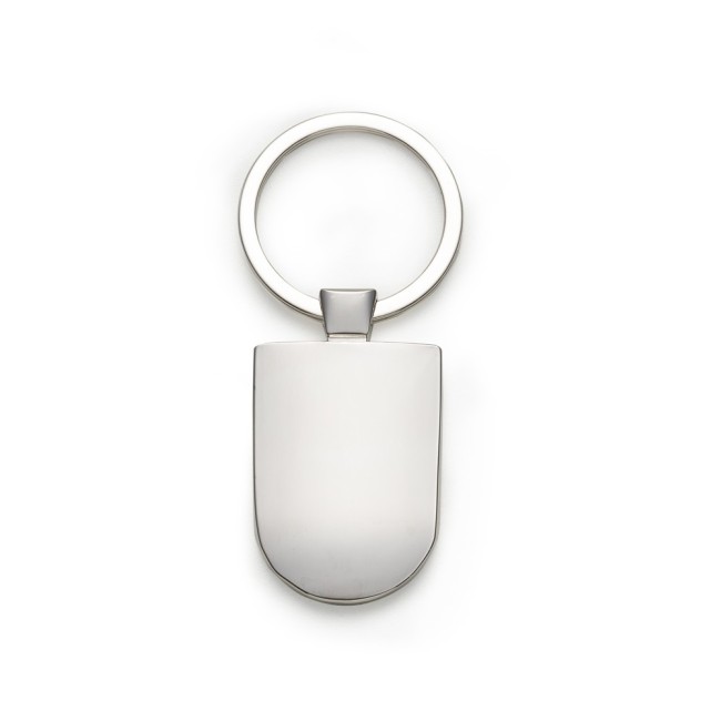 Chaveiro Metálico Formato Escudo Personalizado para Brindes H312
