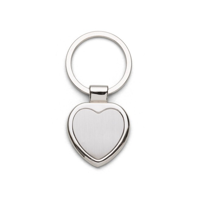 Chaveiro Metálico Formato Coração Personalizado para Brindes H311
