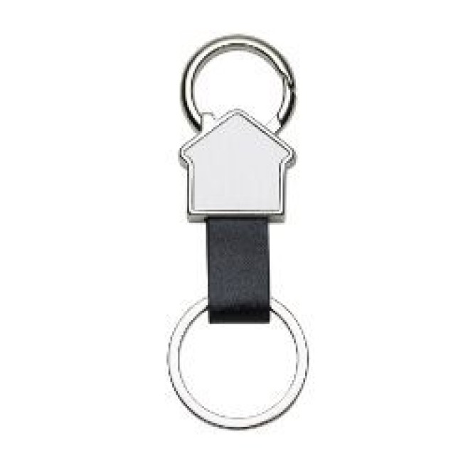 Chaveiro de metal formato casa Personalizado para Brindes H1013