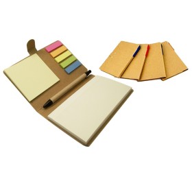 Bloco de anotações com adesivos coloridos Personalizado para Brindes H359